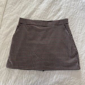 Abercrombie & Fitch Plaid Skort